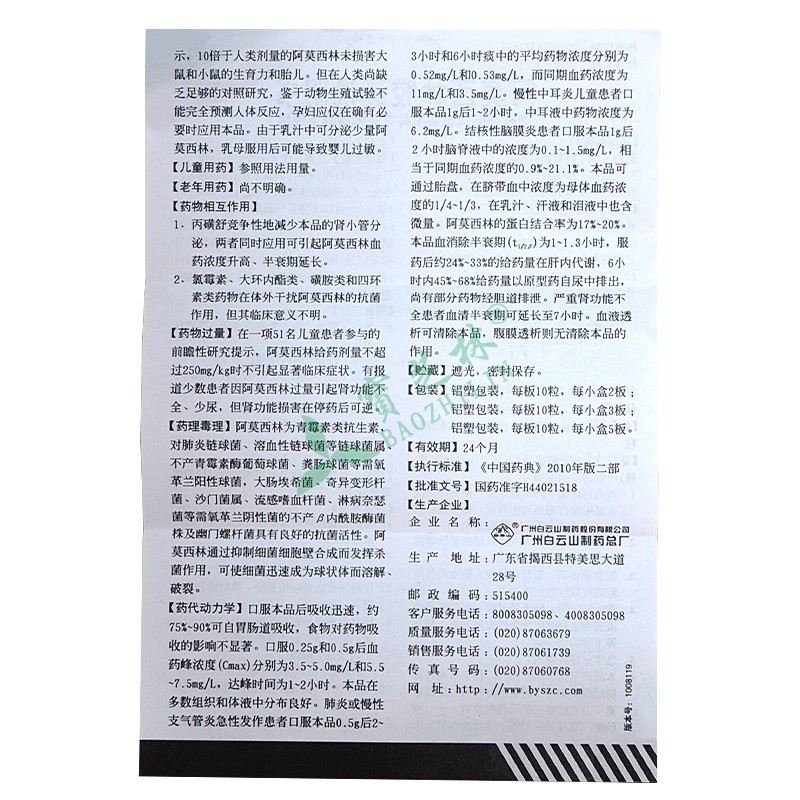 抗之霸 阿莫西林膠囊