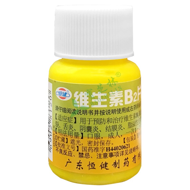 恒健 维生素B2片