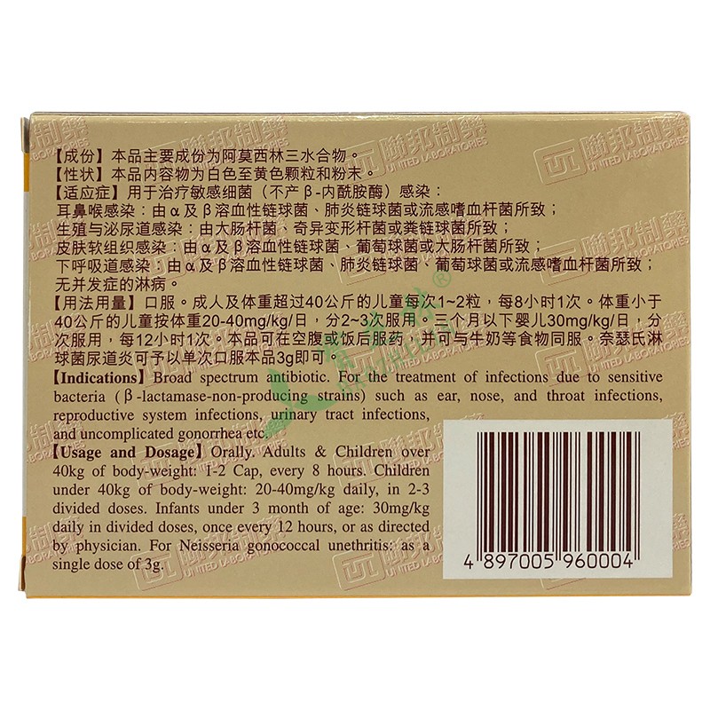阿莫仙 阿莫西林胶囊