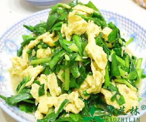韭菜炒鸡蛋治哮喘