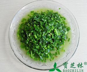 韭菜汁治急性胃肠炎